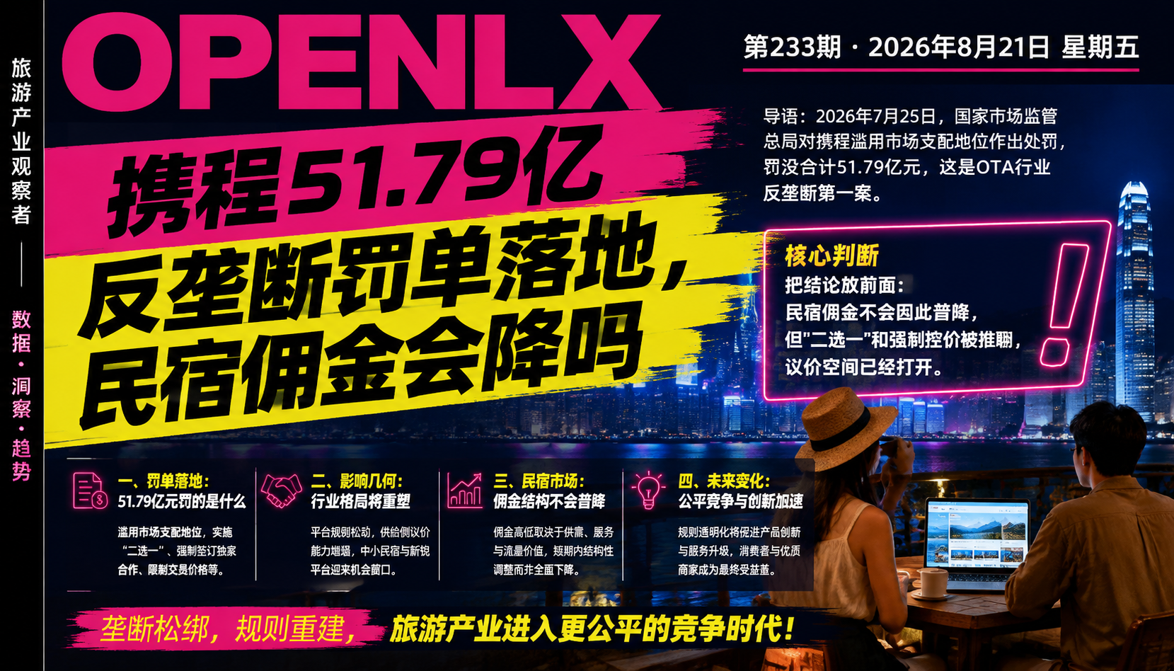 携程51.79亿反垄断罚单落地，民宿佣金会降吗｜民宿佣金、二选一